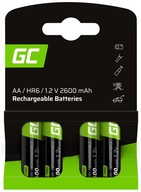 4x BATÉRIE AA R6 GREEN CELL 2600 mAH