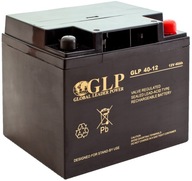 BATÉRIA AGM VRLA GLP 40AH 12V GLP40-12 GLP40 NAPÁJANIE RIADIACEJ JEDNOTKY