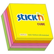 STICK'N NOTES 76 X 76 MM 5 NEÓNOVÝCH FARIEB (400)