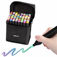 Sada fixiek Markers Markers 48xColor Organizer