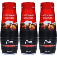 3x SIRUP NA SYRUP SODASTREAM COLA 440 ML