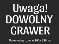 Čierna gravírovaná doska s vlastnou rytinou, ľubovoľný text max. 20 x 15 cm