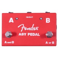 Nožný spínač Fender 2 Switch ABY Pedal červený