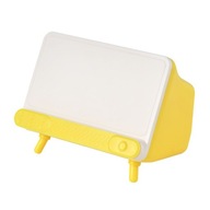 Krabička na vreckovky so žltým držiakom na telefón