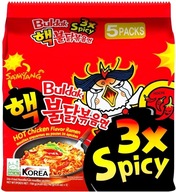 Samyang ramen polievky pikantné kuracie 5 x 140 g