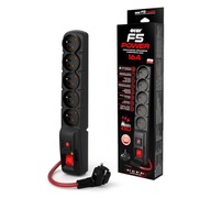 ACAR F5 Power strip predlžovací kábel 16A 5gn 5m