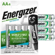 4x BATTERIES ENERGIZER R6 AA 2300 mAh batérie