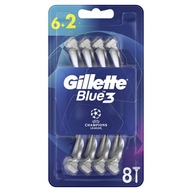 Holiace strojčeky Gillette pre mužov Blue3 jednorazové 6+2 kusy