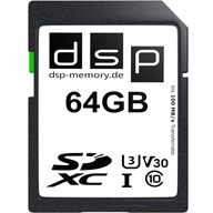 DSP SD PAMÄŤOVÁ KARTA SDXC 64 GB U3 V30 C10 UHS-I