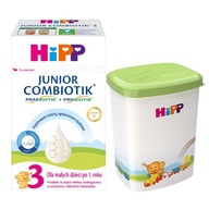 HiPP Junior Combiotik 3 Mlieko 550g + HiPP nádoba