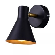 MENEJ NÁSTENNÁ LAMPA 1X40W E14 MATNÁ ČIERNA