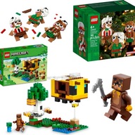 LEGO MINECRAFT VIANOČNÁ SÚPRAVA 21241 + LEGO 40642 OZDOBY DO PERNÍKOV