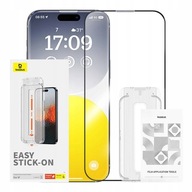 BASEUS PLNE TEPENÉ SKLO PRE APPLE iPhone 15 PRO SET