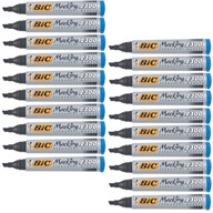 Bic Permanent Blue Beveled Marker Set x20