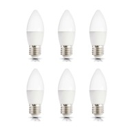 6x E27 LED žiarovka 6W=45W - 500lm Teplá biela