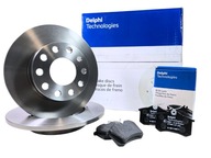 Delphi kotúčové doštičky zadné Toyota Corolla E12 2000-2008 258mm