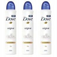 Dove Original Antiperspirant aerosól 250 ml x3