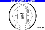 ATE 03.0137-4009.2 Súprava brzdových čeľustí, brzd