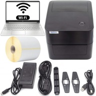 Termo kuriérska tlačiareň etikiet USB WiFi LAN + ETIKETY rolka 100x150