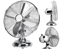 STOLNÝ VENTILÁTOR 40W 30cm strieborný