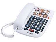 Biely telefón ALCATEL Tmax 10