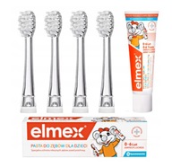 4 x hlavice pre BRUSH-BABY BabySonic PRO 18-48m + Elmex 0-6 rokov