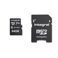 INTEGRAL Zabezpečenie Micro SD 4K V30 UHS-I U3 A1 64BG