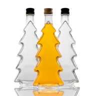 20X fľaša na VIANOČNÝ STROMČEK 250 ml + uzáver OZDOBA VIANOČNÉHO STOLA