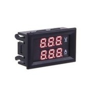 LED panelový voltmeter ampérmeter červený / červený 50A