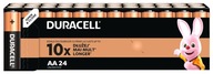 Duracell AA LR6 AM3 alkalické batérie 24 ks.