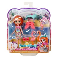 Bábika Enchantimals Flamingo rodinka Florinda Flamingo + 3 zvieratká