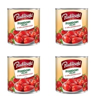 4x 2550g PUDLISZKI Paradajky pelat