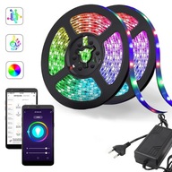 LED PÁS 5050 RGB 10M APLIKÁCIA SÚPRAVA DIAĽKOVÉHO OVLÁDANIA