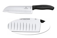 Victorinox 6.8523.17B, nôž Santoku, zúbkovaná čepeľ 17 cm, Swiss Classic