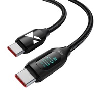 KÁBEL USB-C/USB-C PD 100W 2m DISPLEJ