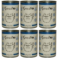 GUSSTO Cat Fresh Turkey & Tuna 6x400g Morčací tuniak