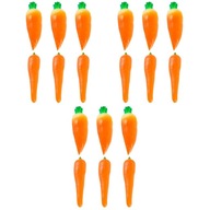 Home Decor Umelá mrkva Mini Carrots Crafts 18ks