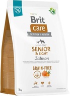 BRIT CARE BEZZRNITÝ SENIOR&LIGHT LOSOS 3kg