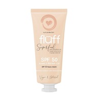 FLUFF Sun SPF50 krém na opaľovanie, ktorý vyrovnáva tón pleti