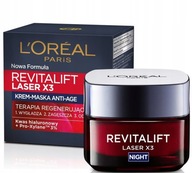 LOreal revitalift laser x3 nočný krém na tvár