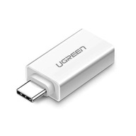 Adaptér USB-A 3.0 na USB-C 3.1 UGREEN (biely)