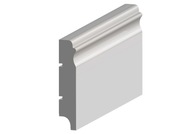 BIELE MDF soklová doska 80x16 - PRE VLHKOSŤ