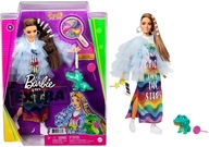 Bábika BARBIE EXTRA DOLL + krokodíl + doplnky GYJ78