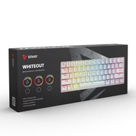 SAVIO MECHANICKÁ KLÁVESNICA RED OUTEMU WHITEOUT R