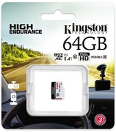 Pamäťová karta MicroSD Kingston Endurance 64 GB