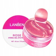 Lanbena HydroGel náplasti na oči Rose 60 ks