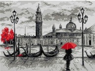 Plátno A8034 VENICE 40x30 krížikový steh