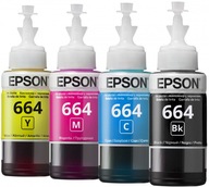 SADA ATRAMENTOV EPSON 664 T6641 T6643 T6644 originál