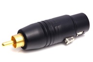 KaCsa MC-929G RCA(M) - XLR(F) adaptér