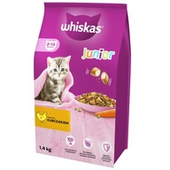 Whiskas Junior kuracie suché krmivo pre mačky 1,4 kg